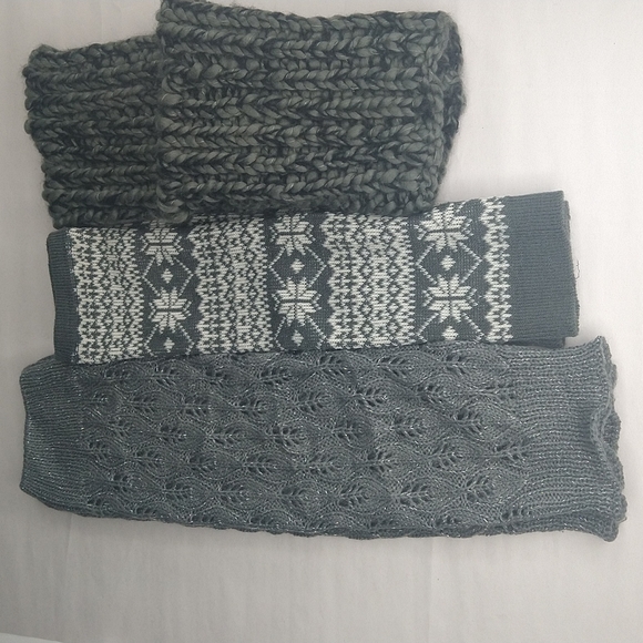 Leg Warmers & Boot Cuff Set of 3 Size: OS - Picture 1 of 7